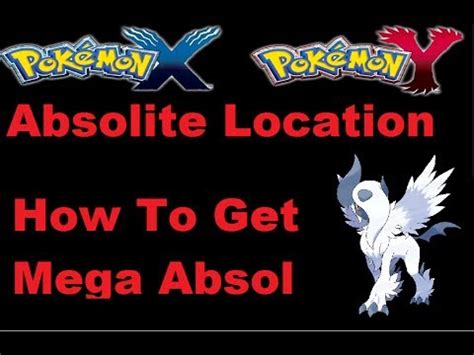 absolite location pokemon x|How to Get All of the Mega Evolution Stones in .